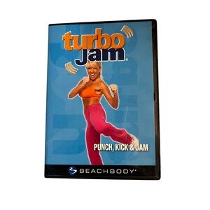 Turbo Jam Punch Kick & Jam 2007 DVD Fitness Workout Chalene Johnson Pre-Owned